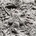 image for I spent a few hundred hours carving this stone scene by hand.