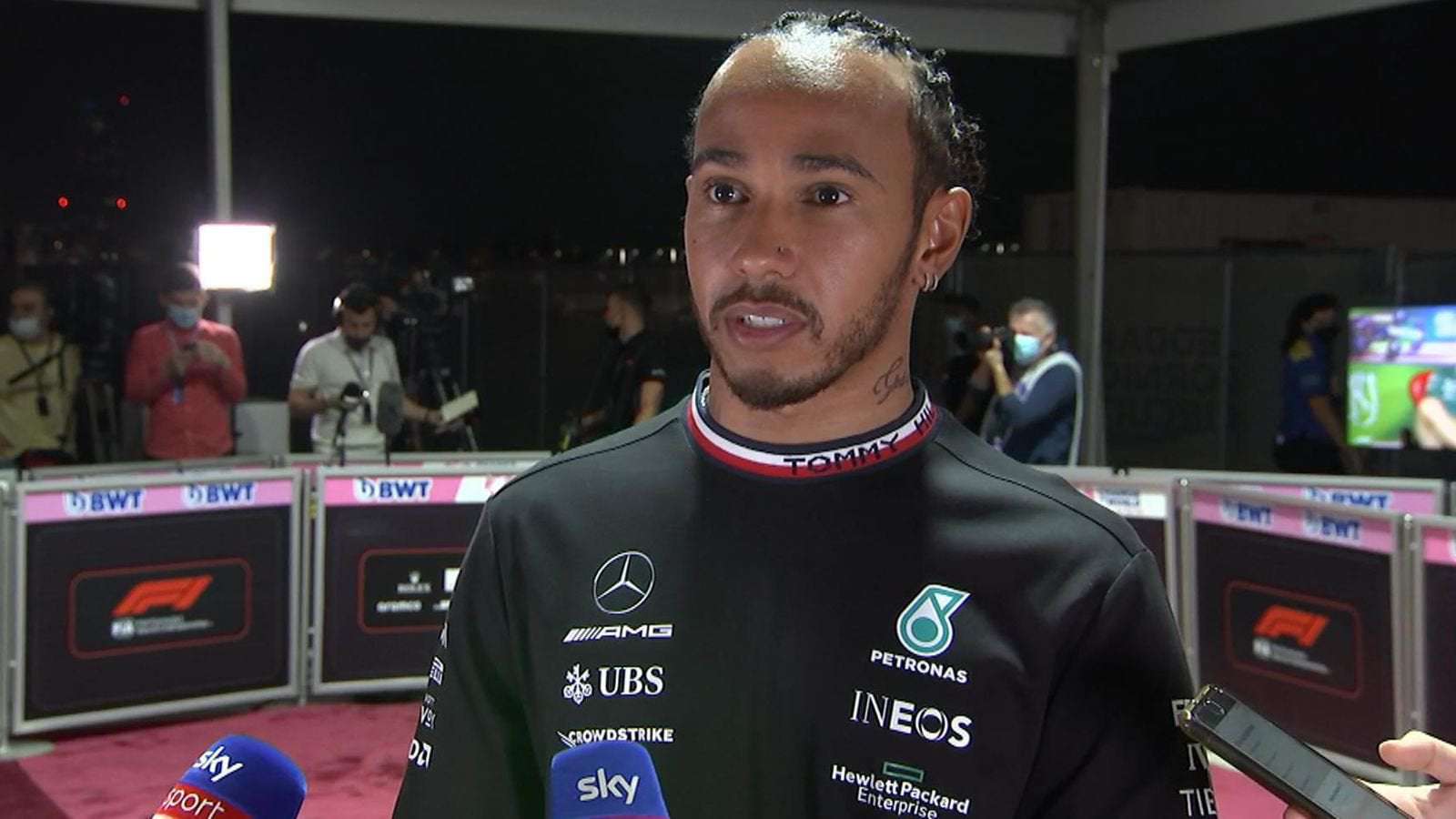 image for Lewis Hamilton condemns Saudi Arabia's 'terrifying' LGBTQ+ laws ahead of race and says it is 'not my choice to be here'