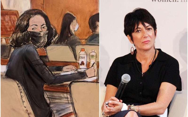 image for Ghislaine Maxwell Stared Directly at Her Court Sketch Artist and Drew Them Right Back