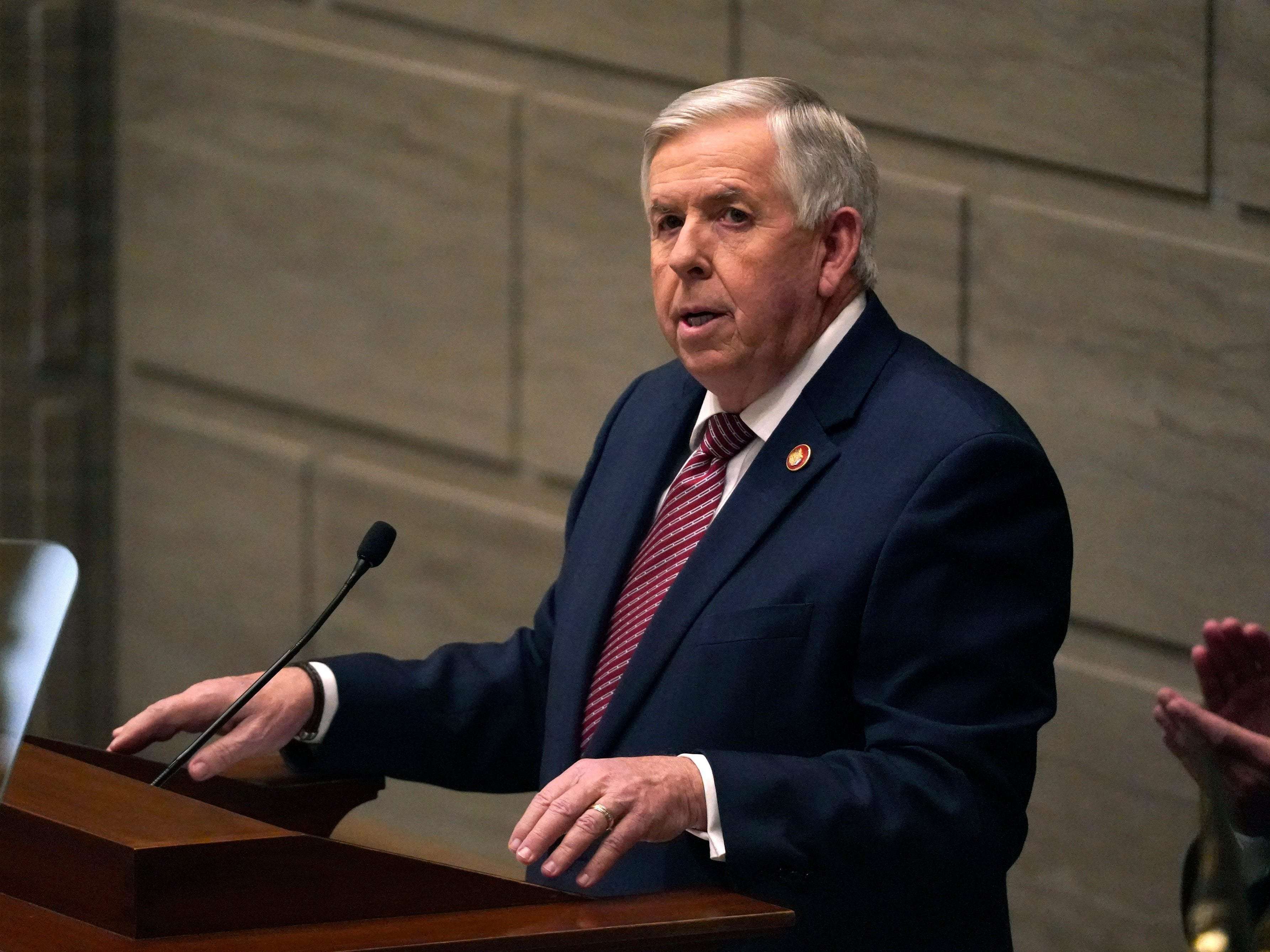image for Missouri Gov. Mike Parson commissioned data on masks but didn’t release it after it showed they were effective: report