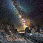 image for Milky Way over Lavaredo, Italy