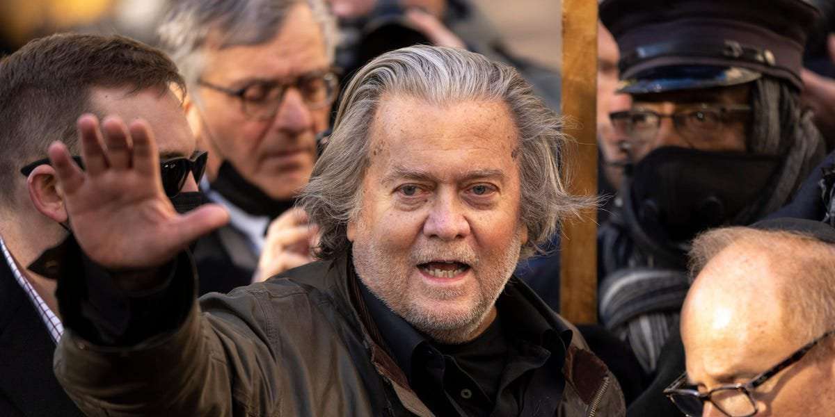 image for Trump ally Steve Bannon can be prosecuted in a single day, DOJ says