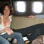 image for Ghislaine Maxwell Gives Jeffrey Epstein A Foot Massage On Lolita Express