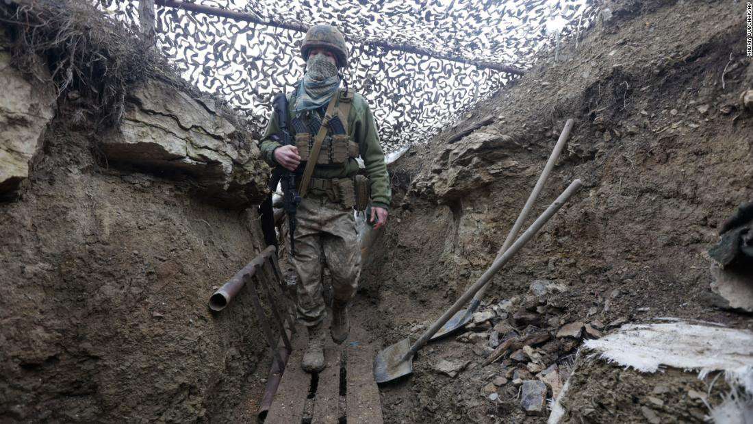 image for Ukraine: Military report says Russia boosted troops to 120,000 near border