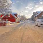 image for Winter streets in Reykjavik, Iceland