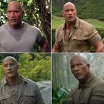image for The rock in 4 separate movies