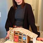 image for I made a mid-century style gingerbread house from scratch!