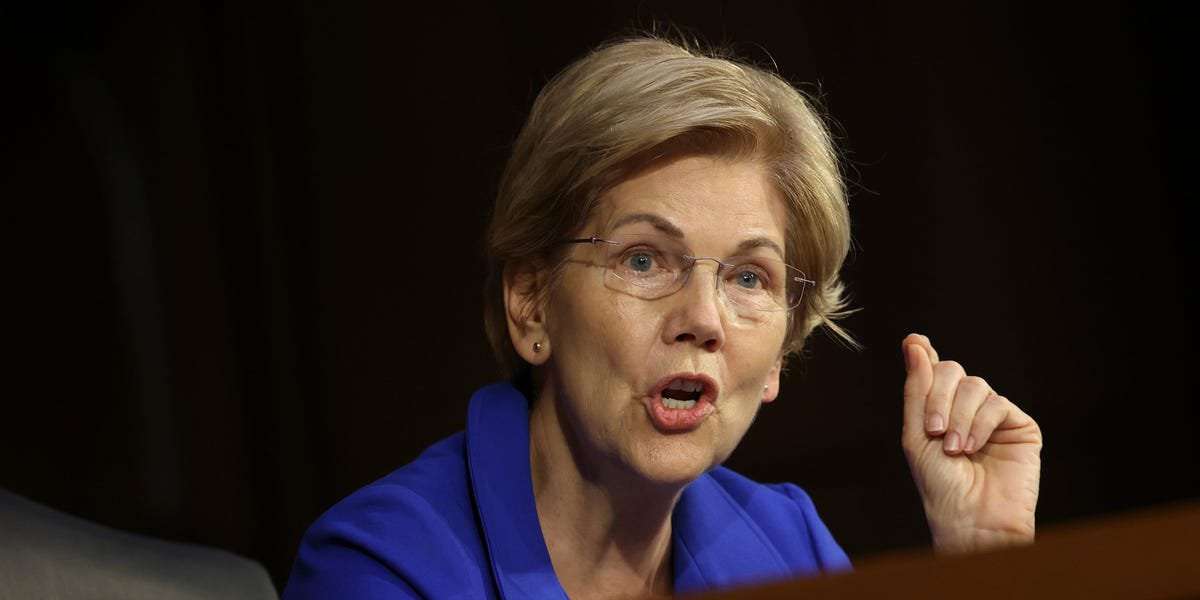 image for Elizabeth Warren slams Elon Musk's 'person of the year' title, saying the tax code should be changed so he stops 'freeloading off everyone else'
