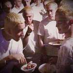 image for Eminem sharing M&Ms with other Eminems, early 2000s