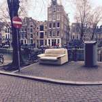 image for Abandoned couch in Amsterdam 42 years after the Iranian Revolution.