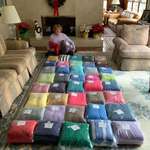 image for My mom crochets and donated 42 blankets to sick children this year.