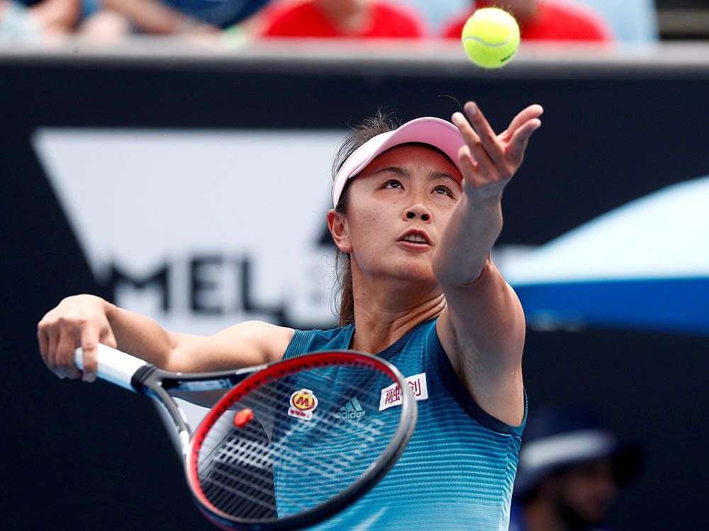 image for Chinese tennis star Peng denies that she made accusation of sexual assault