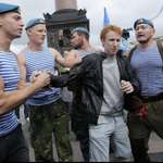 image for Russian paratroopers harassing gay rights activist Kirill Kalugin