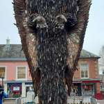 image for Statue in my home town made of 100,000 knives removed from uk streets