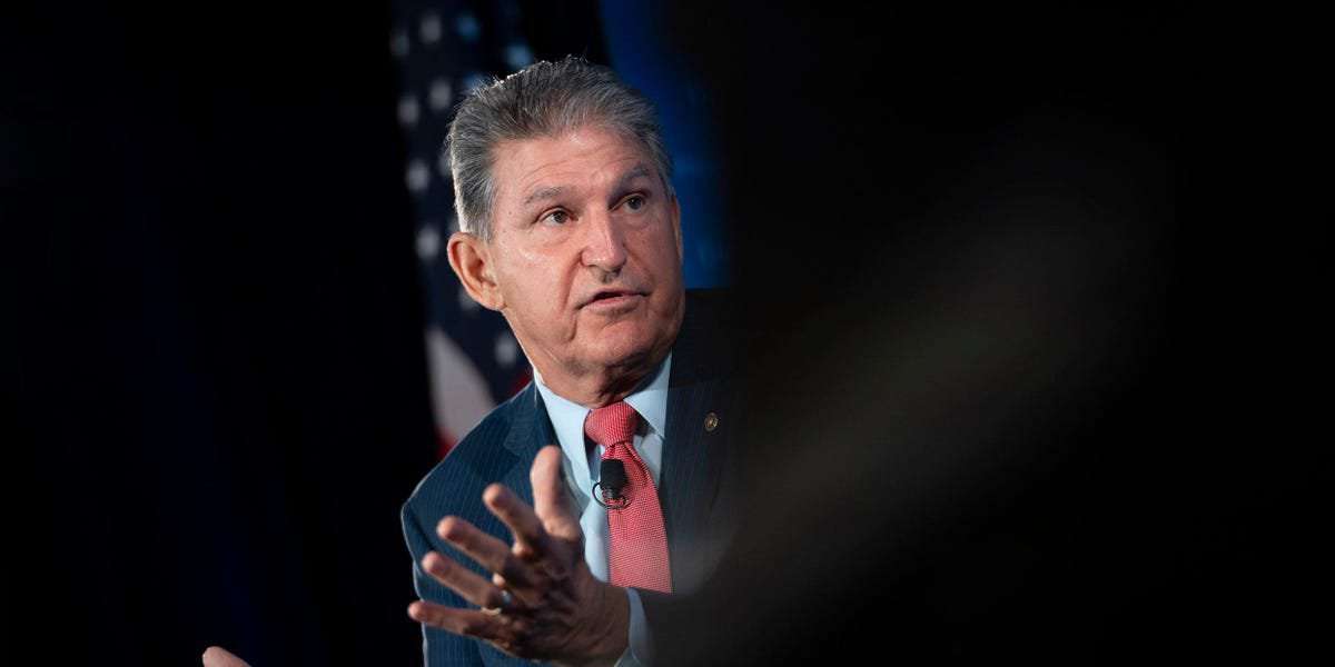 image for Joe Manchin is costing the US economy $60 billion by tanking Build Back Better, Goldman Sachs says