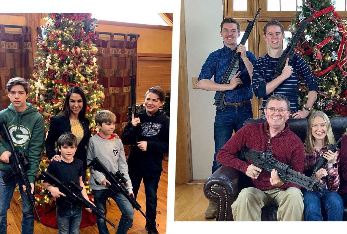 image for White supremacist Christmas: Those Boebert and Massie "gun photos" are a direct threat