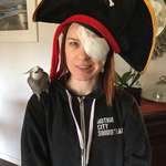 image for When you have 2 eye surgeries in one day, and your best friend is a bird, you have to take a pirate
