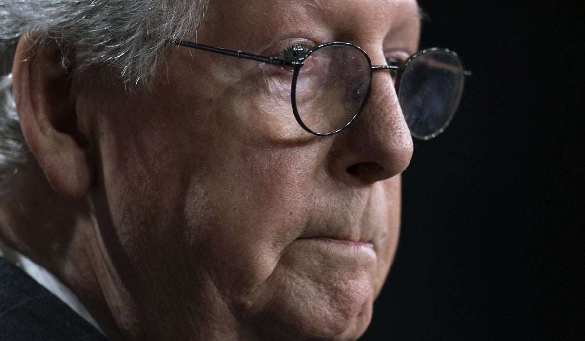 image for Mitch McConnell scores the lowest approval rating among top federal officials in Gallup poll