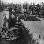 image for 300 Lakota natives killed by US troops at the Wounded Knee massacre, Dec. 29 1890