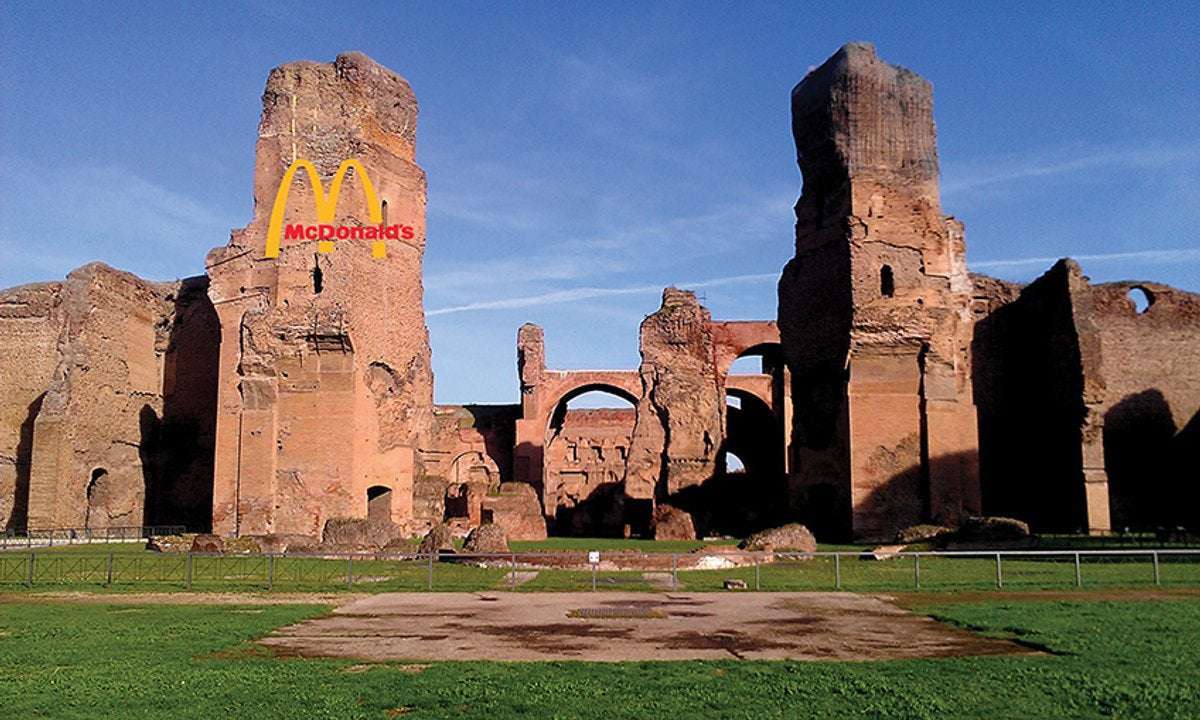 image for McDonald’s blocked from building drive-through at Rome's ancient Baths of Caracalla