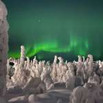 image for The aurora borealis taken 10 minutes ago in Finland