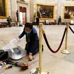 image for Congressman Andy Kim cleaning up after the attack on the capitol