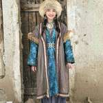image for Kazakh woman in traditional dress