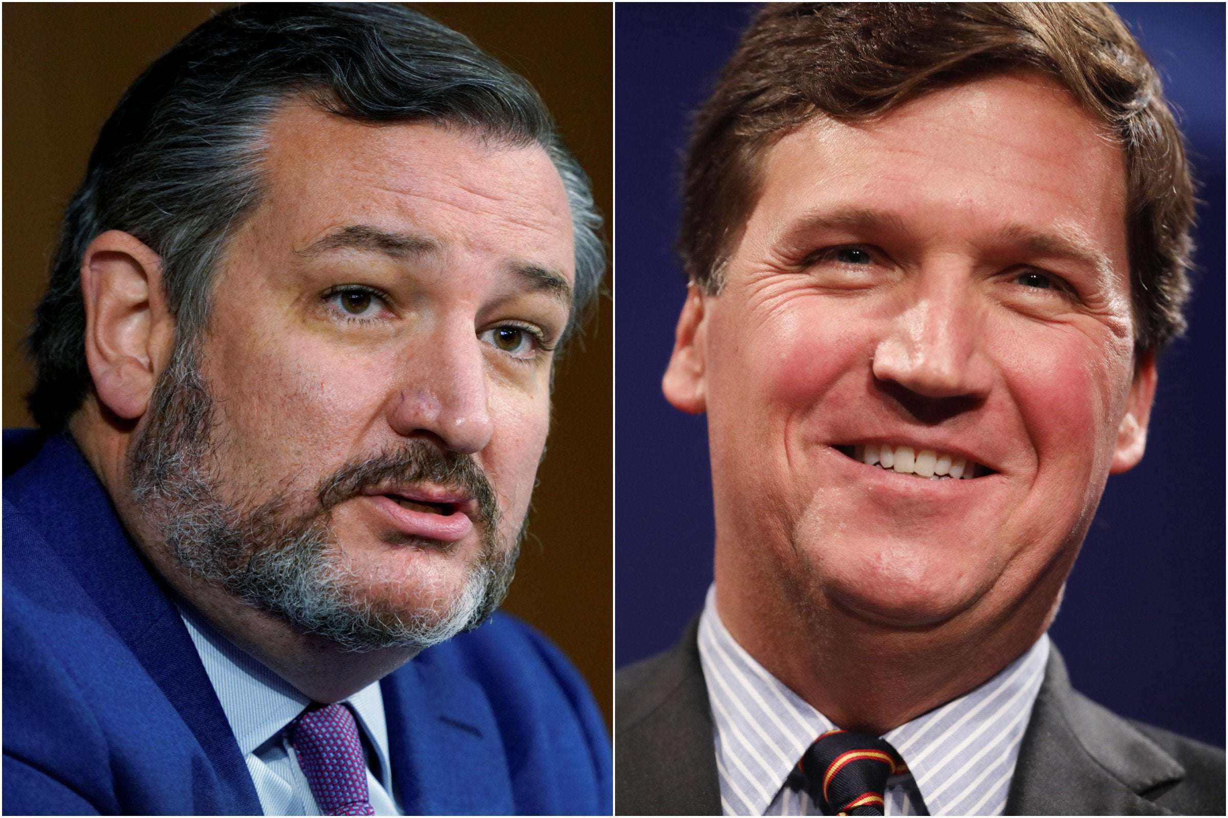 image for Ted Cruz Called 'Coward' For Apologizing to Tucker Carlson Over Jan. 6 Remarks