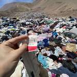 image for Atacama desert in Chile where over 100,000 tons worth of clothes are dumped.