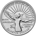image for The new quarter featuring the likeness of the writer Maya Angelou