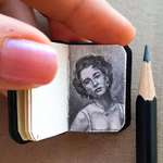 image for I just did this portrait in a tiny sketchbook. Hope you like it!