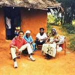 image for Barack Obama visiting his grandmother, Kenya, 1987.