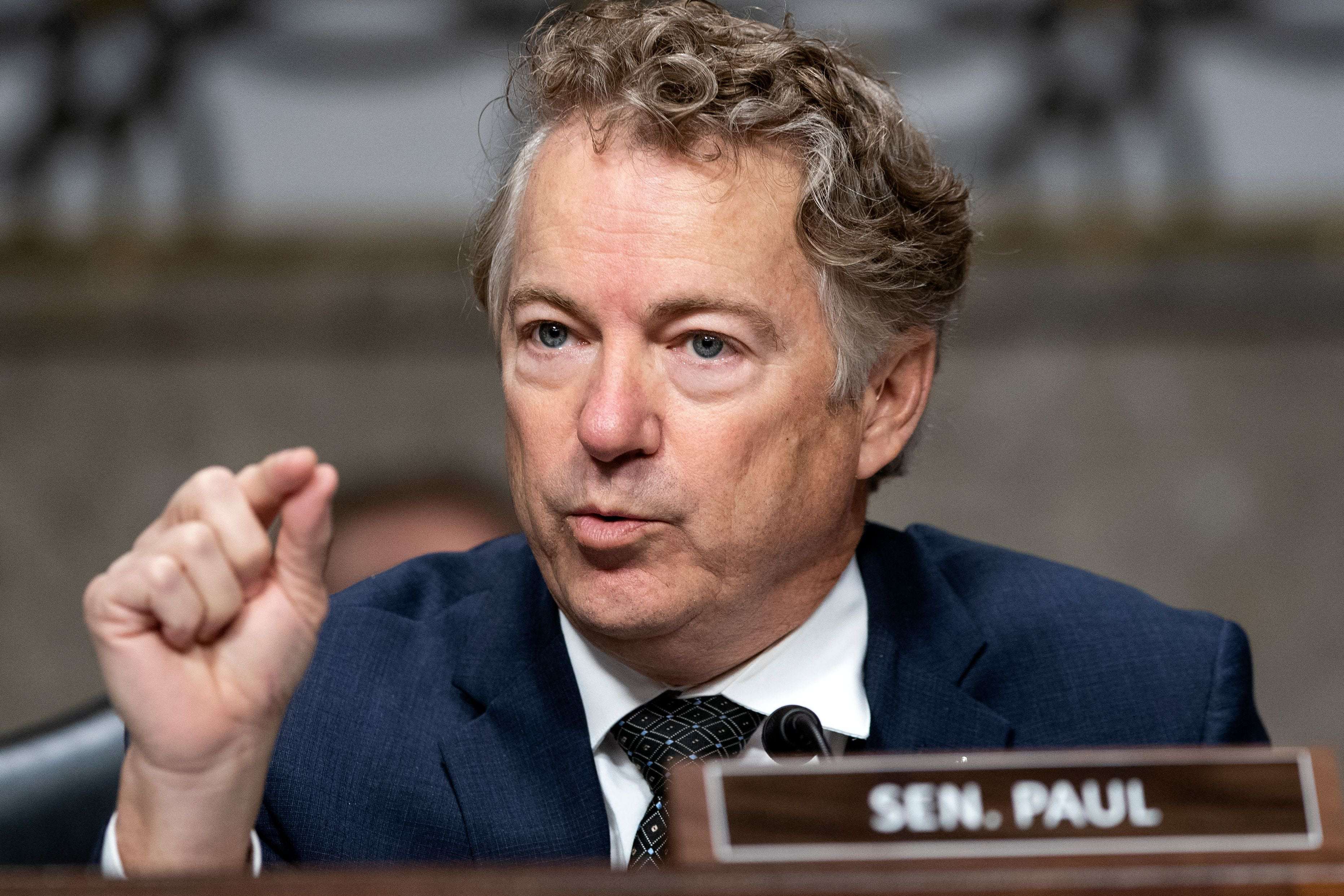 image for Rand Paul Seen on Video Telling Students 'Misinformation Works' and 'Is a Great Tactic'