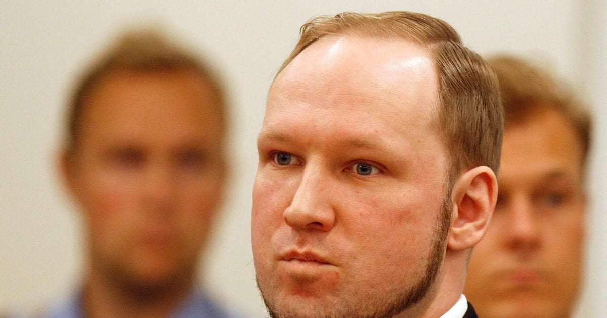 image for Norwegian killer Breivik begins parole hearing with Nazi salute