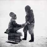 image for Inuit warms his wife's feet