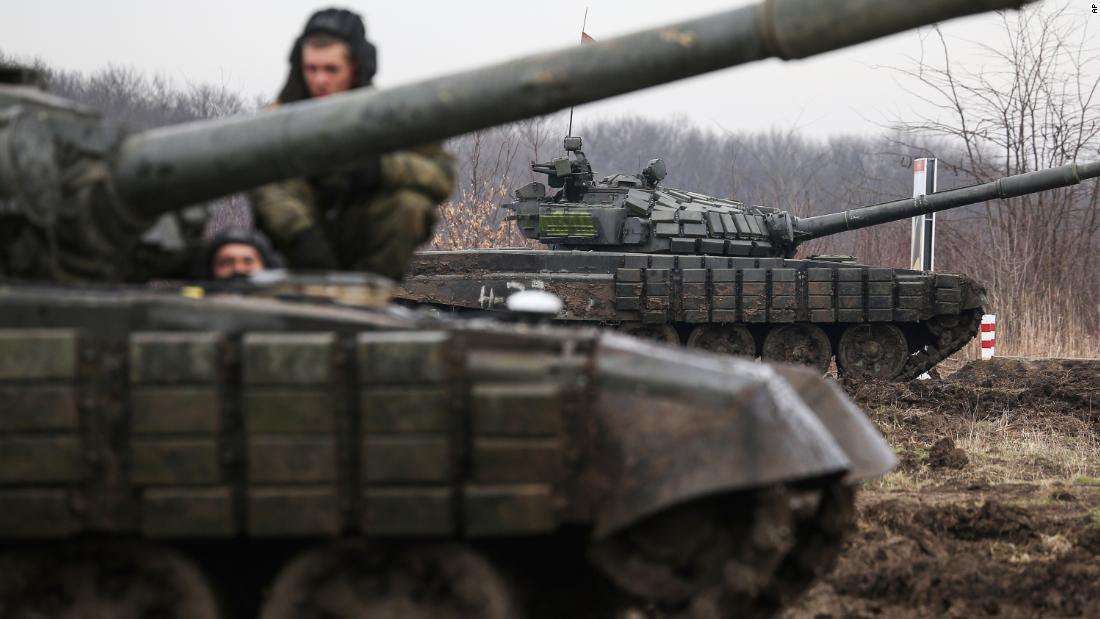 image for Ukraine warns Russia has 'almost completed' build-up of forces near border