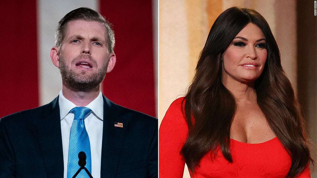image for Exclusive: Eric Trump and Kimberly Guilfoyle's phone records subpoenaed by January 6 committee