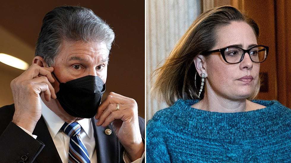 image for Manchin, Sinema join GOP to sink filibuster change for voting bill