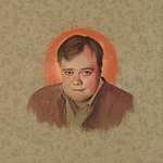 image for I painted this portrait of the late great Louie Anderson