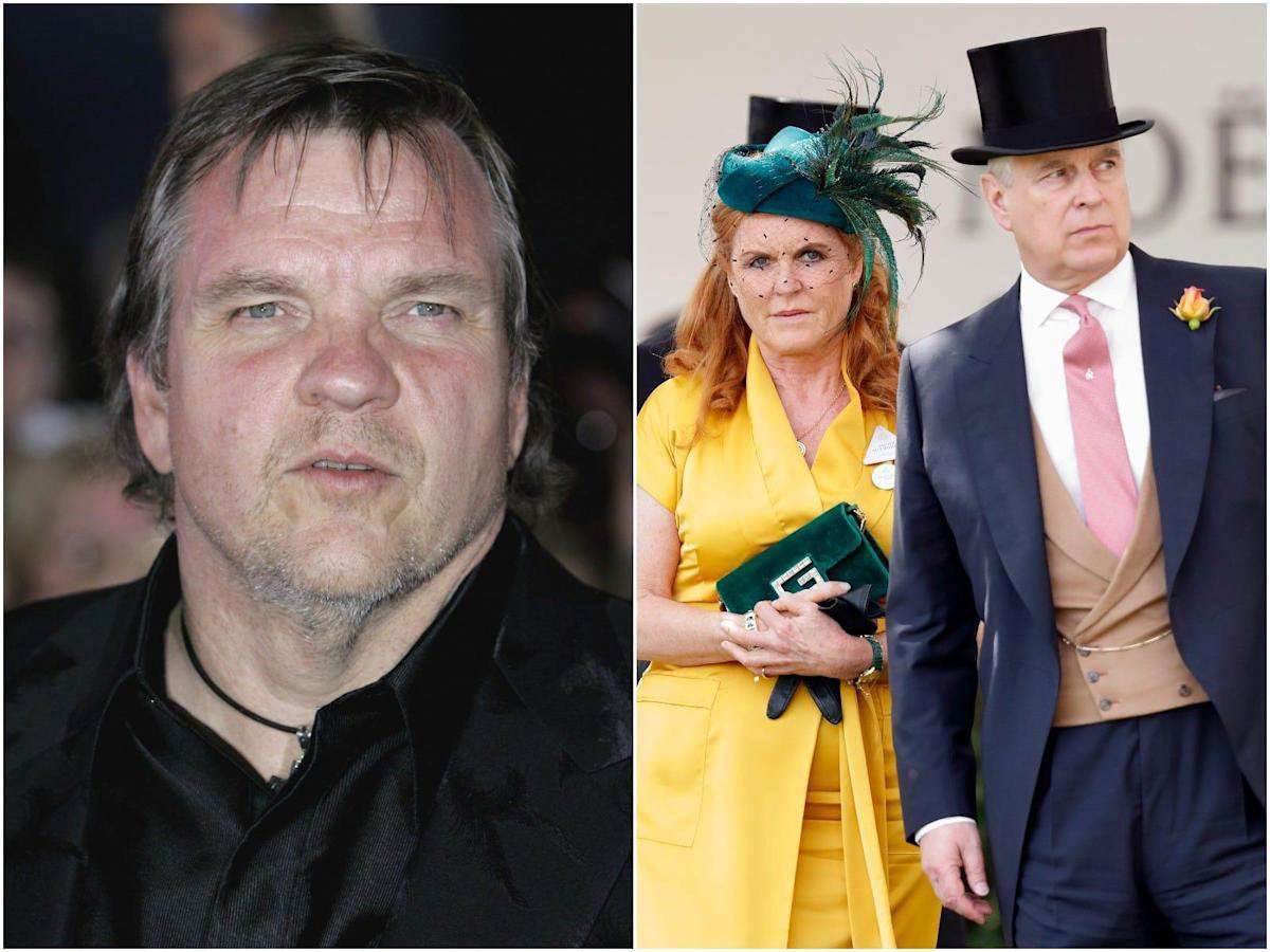 image for Meat Loaf said Prince Andrew once tried to push him into a moat after he caught Sarah Ferguson 'paying attention' to him