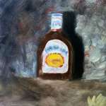 image for An oil painting I did of Sweet Baby Ray’s BBQ Sauce
