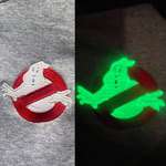 image for Glow in the dark Ghostbusters sweatshirt embroidery I made today!