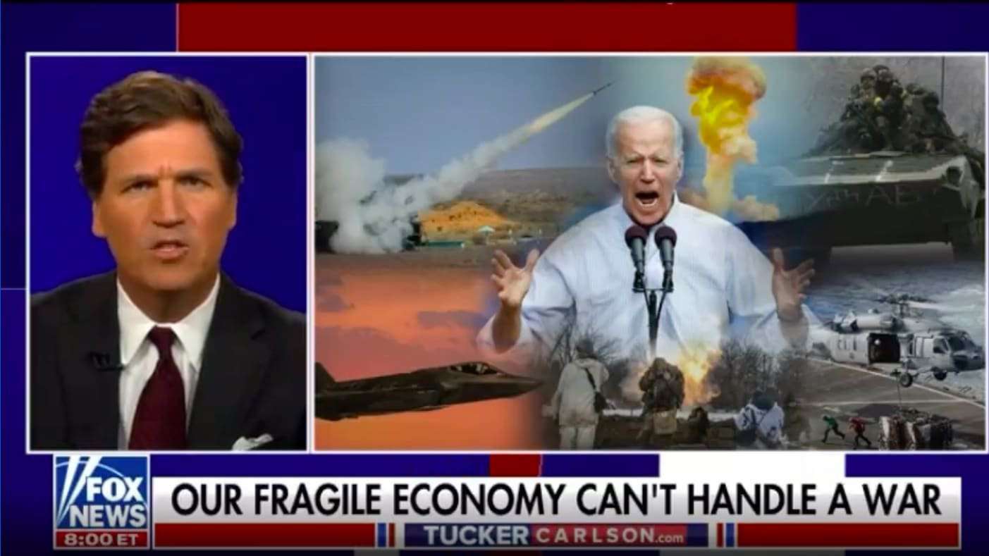 image for Tucker Carlson Wonders Why the U.S. Would Side With Ukraine’s Fledgling Democracy Against Putin’s Russia