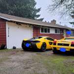 image for Our neighbor has a McLaren and a Lamborghini s/he parks in the front yard.