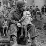 image for U.S Soldier receives a kiss from a liberated French girl on Valentines Day