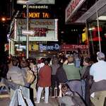 image for New Yorkers watching the Seinfeld finale in Times Square - 1998.
