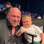 image for Dana White and 19 y/o teenager Hasbulla Magomedov who suffers from dwarfism