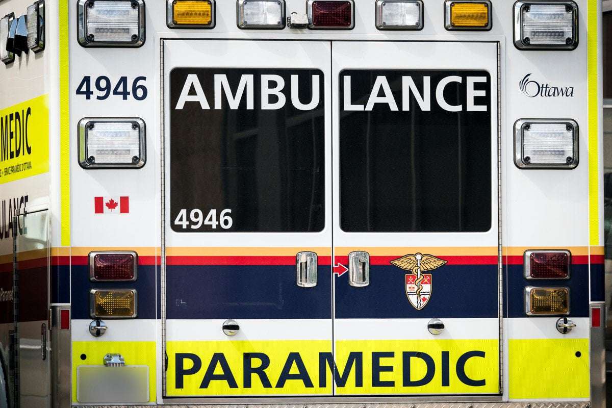 image for Rocks hurled at Ottawa ambulance at downtown truck convoy