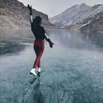 image for Ice Skating on Azat Reservoir, Armenia