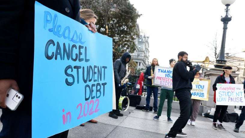 image for On student debt, Biden supporters are 'growing impatient'
